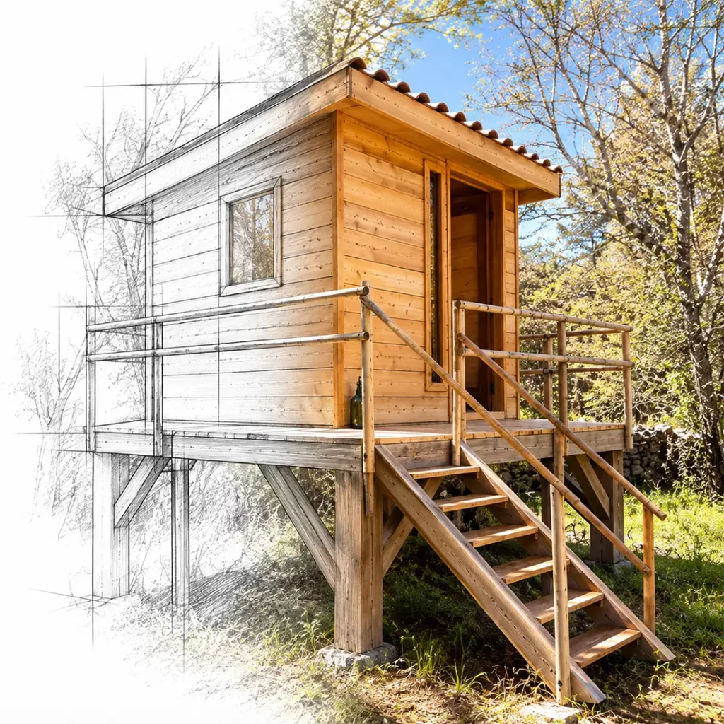 Otarci cabane en bois a fayence un projet qui vous ressemble