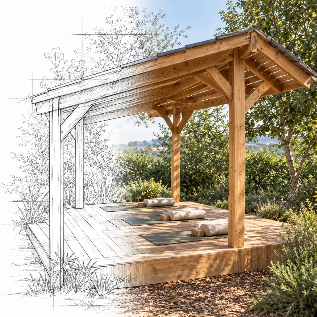 Otarci espace yoga et meditation fayence sur mesure