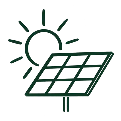 Otarci installation panneau solaire Fayence pictogramme