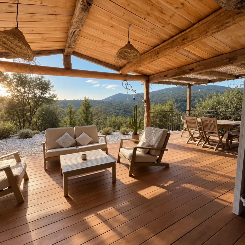 Otarci pergola et terrasse fayence profiter de l exterieur